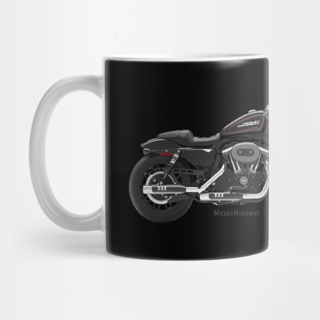 Harley-Davidson Roadster black, s by MessyHighway